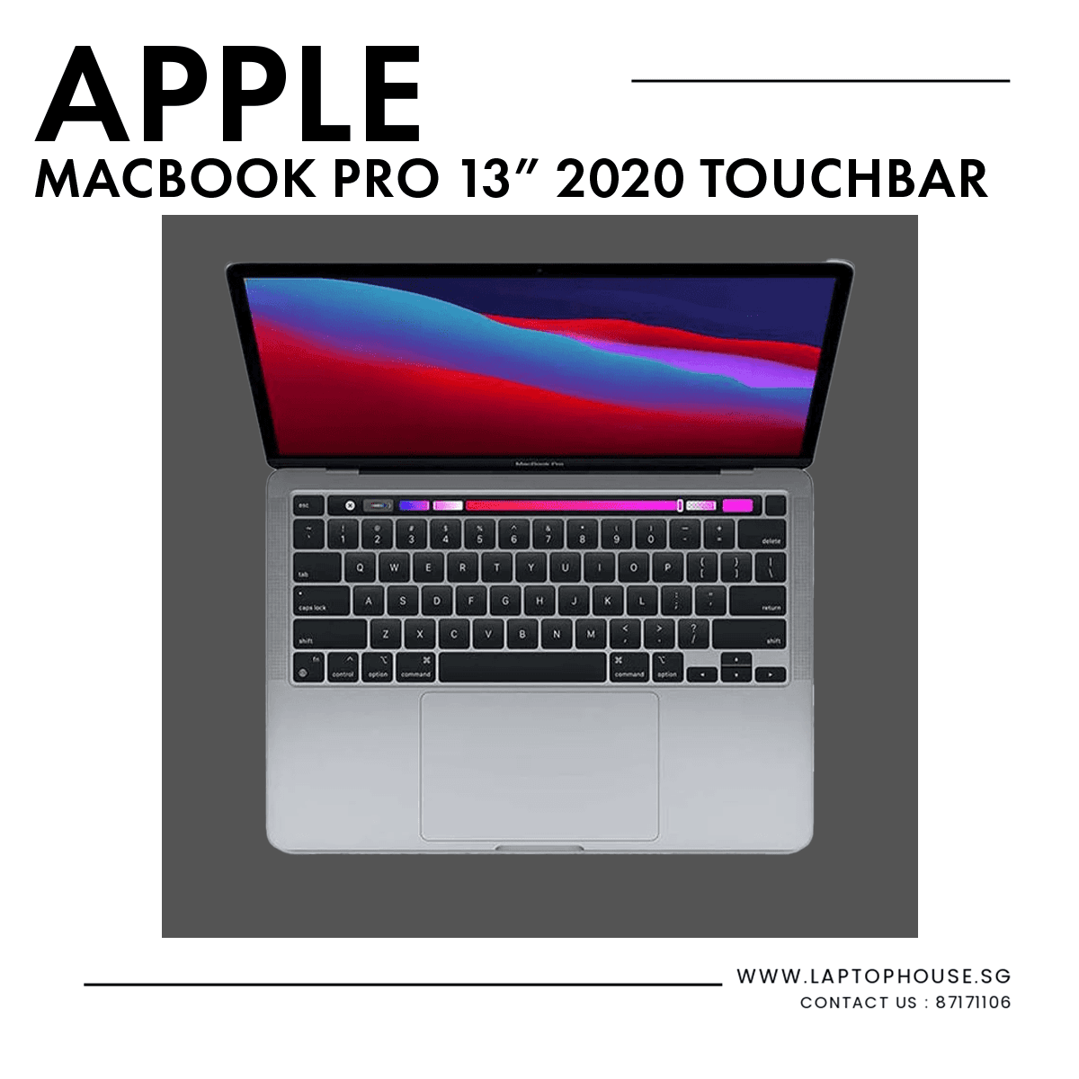 MacBook Pro 13" (2020) Touch Bar