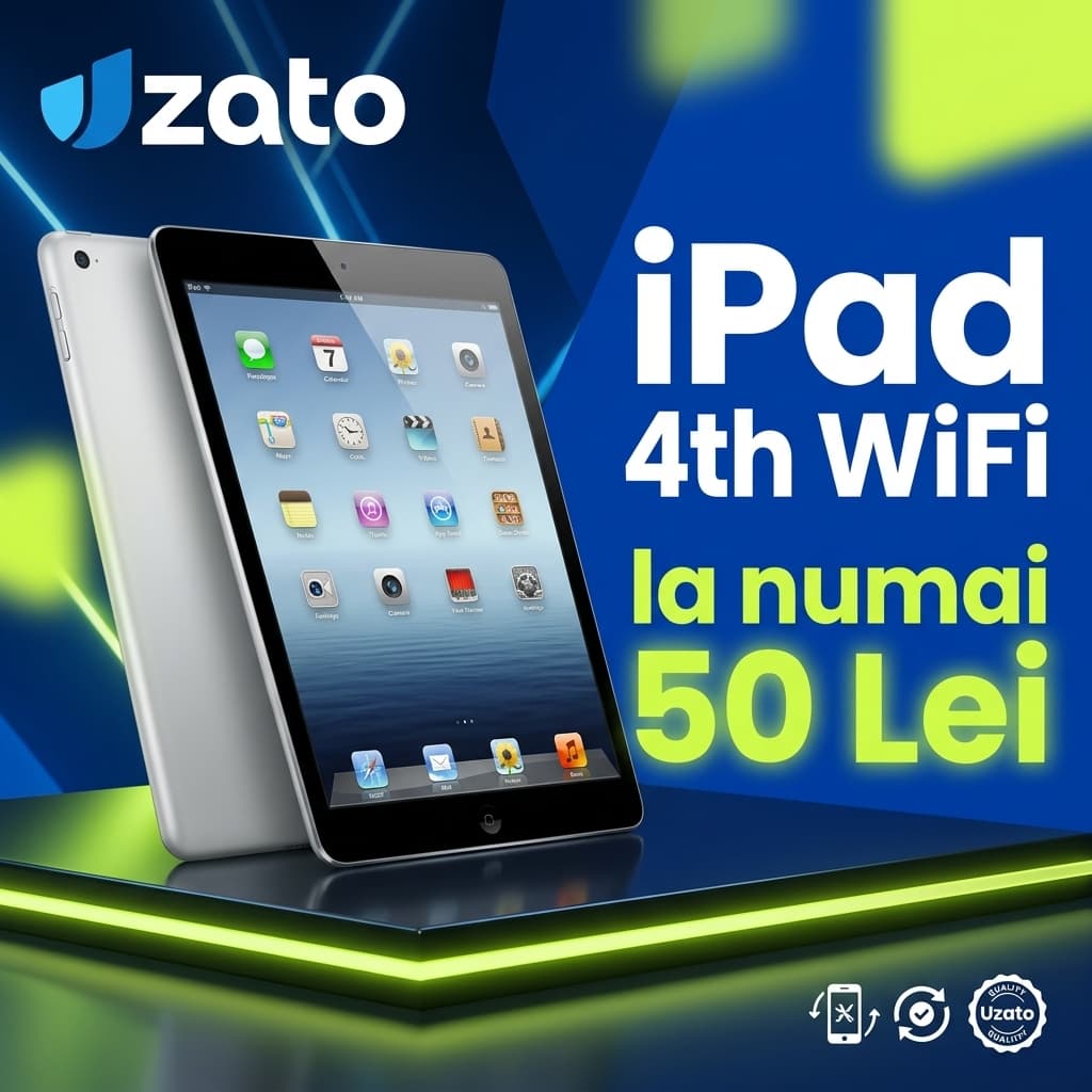 iPad 4th WiFi a numai 50 lei